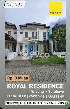 Hunian Eksklusif Dijual LT 180m2 di Wiyung, Surabaya Hunian Eksklusif Dijual LT 180m2 di Wiyung, Surabaya