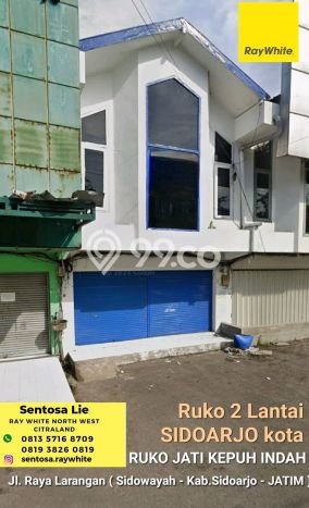 Ruko Dijual Lokasi Emas di Sidoarjo Luas 160m2 Ruko Dijual Lokasi Emas di Sidoarjo Luas 160m2