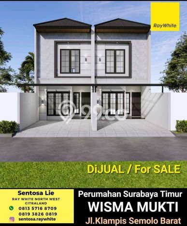 Rumah Modern Cantik 3 KT Bisa Langsung Pindah di Sukolilo Rumah Modern Cantik 3 KT Bisa Langsung Pindah di Sukolilo