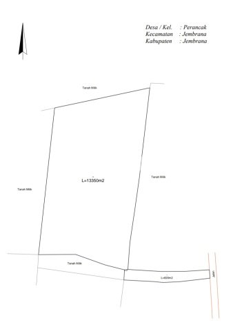 Dijual Tanah di Jembrana, Luas 14000m2 SHM Dijual Tanah di Jembrana, Luas 14000m2 SHM