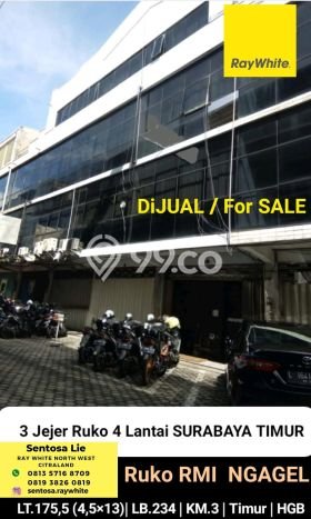 Paling Diincar! Ruko Dijual di Ngagel Harga Kompetitif Paling Diincar! Ruko Dijual di Ngagel Harga Kompetitif
