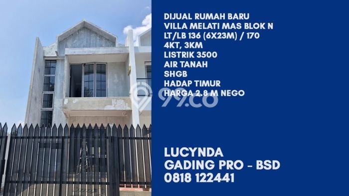 Rumah Luxury Modern Tanpa Renovasi di Serpong Villa Melati Mas Tangerang Selatan Rumah Luxury Modern Tanpa Renovasi di Serpong Villa Melati Mas Tangerang Selatan