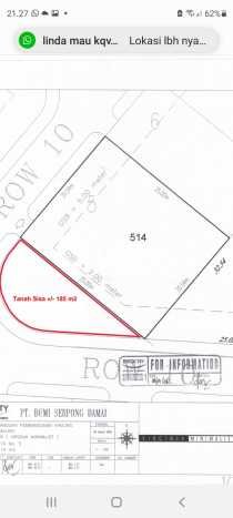 Tanah Dijual di Tangerang Seluas 514m2 Strategis Tanah Dijual di Tangerang Seluas 514m2 Strategis
