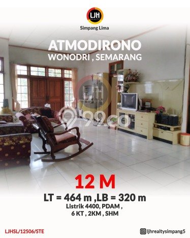 Dijual Rumah Mewah Elegan Dengan View Cantik di Wonodri, Semarang Dijual Rumah Mewah Elegan Dengan View Cantik di Wonodri, Semarang