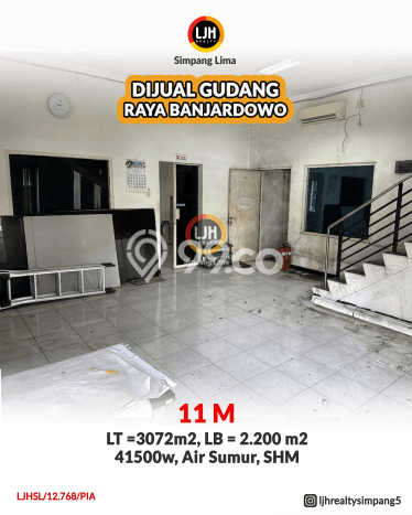 Gudang Dijual di Prime Area Semarang Luas 2200m2 Gudang Dijual di Prime Area Semarang Luas 2200m2