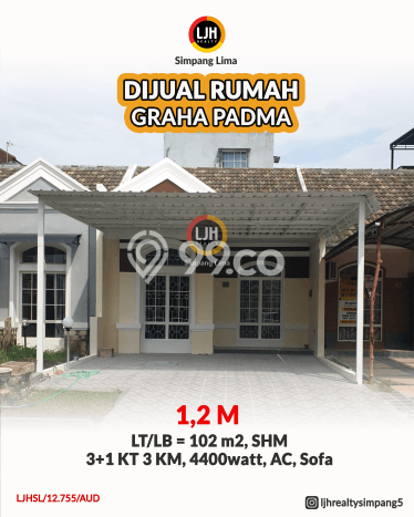 Dijual Rumah Eksklusif 4 KT di Graha Padma, Semarang Dijual Rumah Eksklusif 4 KT di Graha Padma, Semarang