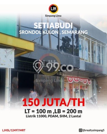 Area Strategis! Disewakan Ruko Lokasi Banyumanik, Semarang Cocok untuk Bisnis Area Strategis! Disewakan Ruko Lokasi Banyumanik, Semarang Cocok untuk Bisnis