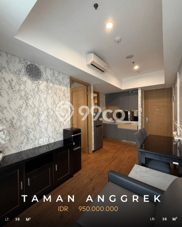 Apartemen Cozy Dijual di Jakarta Barat Spesifikasi 1 KT, 1 KM Apartemen Cozy Dijual di Jakarta Barat Spesifikasi 1 KT, 1 KM