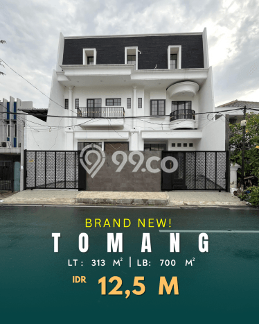 Ready to Use! Luxury House LT 313m2 Desain Elegan di Tomang Ready to Use! Luxury House LT 313m2 Desain Elegan di Tomang