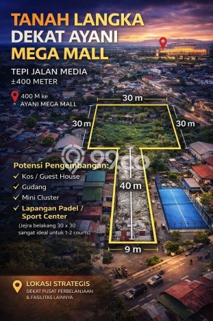 Kavling Tanah di Pontianak Selatan Dijual Luas 1260m2 Legalitas SHM Kavling Tanah di Pontianak Selatan Dijual Luas 1260m2 Legalitas SHM