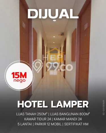 AREA KOMERSIAL! Hotel Kawasan , Luas 800m2m², Lokasi Premium AREA KOMERSIAL! Hotel Kawasan , Luas 800m2m², Lokasi Premium