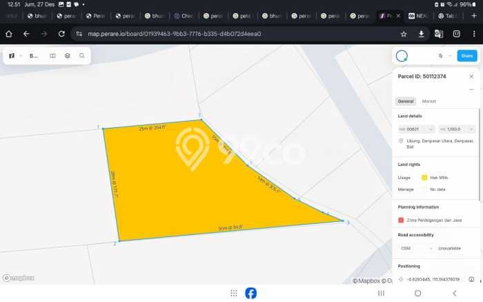Tanah Kavling untuk Dijual di Denpasar Utara Denpasar 2440m2 Tanah Kavling untuk Dijual di Denpasar Utara Denpasar 2440m2