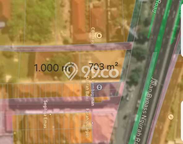 Tanah untuk Dijual Lokasi Kuta, Badung Luas 1703m2 SHM Tanah untuk Dijual Lokasi Kuta, Badung Luas 1703m2 SHM