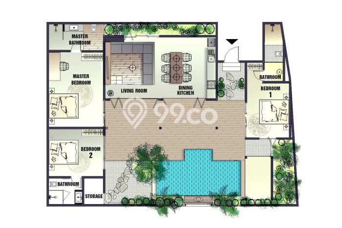 Vila Kawasan , Area 0m2m², Akses Mudah Pusat Kota Vila Kawasan , Area 0m2m², Akses Mudah Pusat Kota