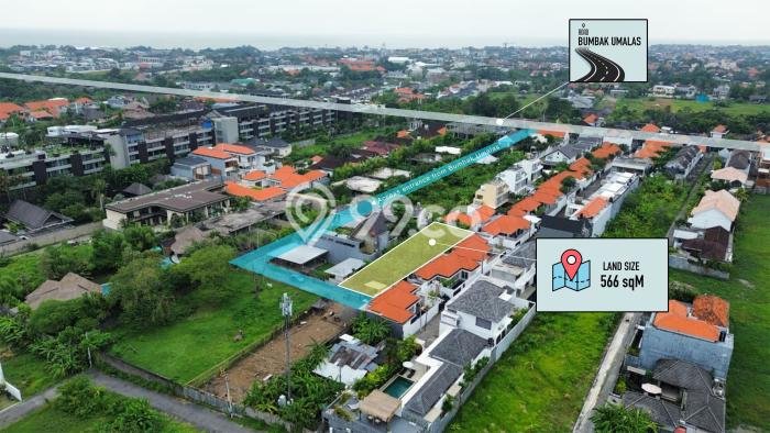 Tanah Kavling Dijual di Umalas, Badung dengan Luas Tanah 566m2 Tanah Kavling Dijual di Umalas, Badung dengan Luas Tanah 566m2