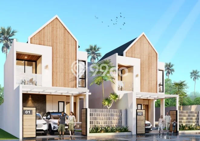 Rumah Modern 3 Kamar LT 77m2 di Ubung Rumah Modern 3 Kamar LT 77m2 di Ubung