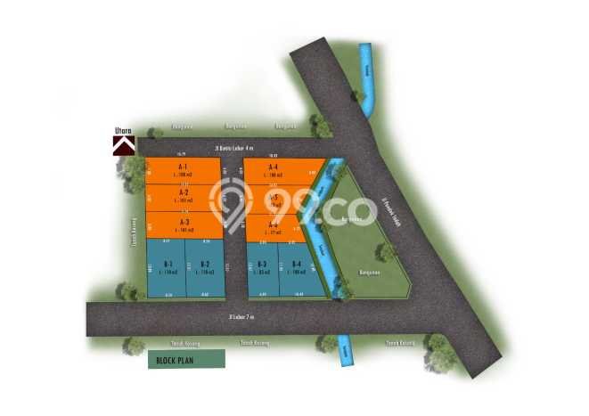 Rumah Modern 3 Kamar LT 77m2 di Ubung Rumah Modern 3 Kamar LT 77m2 di Ubung