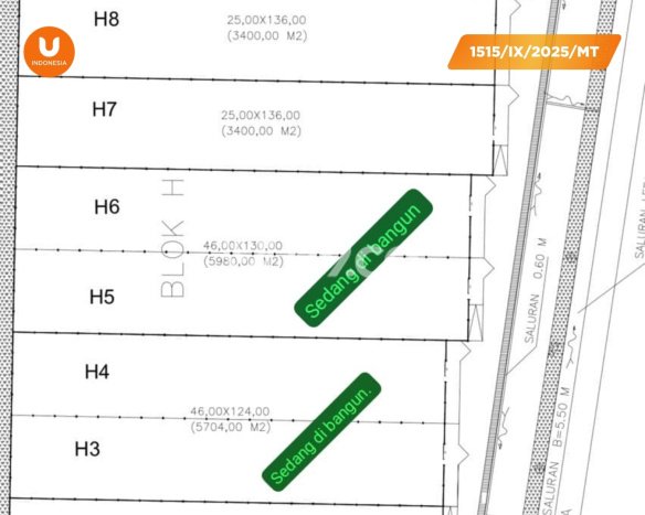Gudang Dijual di Sidoarjo Sidoarjo dengan LB 5960m2 Gudang Dijual di Sidoarjo Sidoarjo dengan LB 5960m2