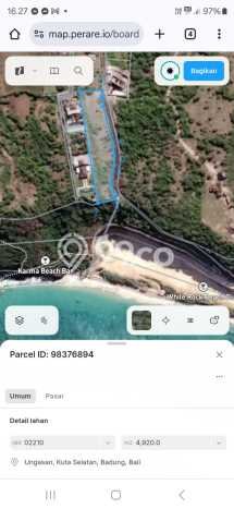 Kavling Tanah untuk Disewa di Ungasan Lahan Luas 4927m2 Kavling Tanah untuk Disewa di Ungasan Lahan Luas 4927m2