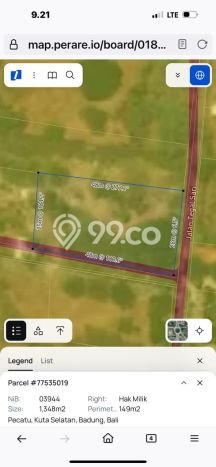 Tanah Dijual Area Strategis di Pecatu Badung 1000m2 Tanah Dijual Area Strategis di Pecatu Badung 1000m2