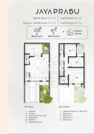 Jual Rumah Modern 3 KT di Kota Baru Parahyangan, Bandung Jual Rumah Modern 3 KT di Kota Baru Parahyangan, Bandung