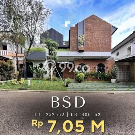 For Sale! Premium House LT 252m2 Desain Modern di BSD The Green For Sale! Premium House LT 252m2 Desain Modern di BSD The Green