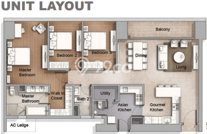 Apartemen Luxury Dijual di Jakarta Pusat Lokasi Strategis Punya 3 Kamar Tidur Apartemen Luxury Dijual di Jakarta Pusat Lokasi Strategis Punya 3 Kamar Tidur