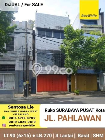SPECIAL PRICE! Rumah Strategis di Bubutan, Luas 90m2m² LB 270m2m² SPECIAL PRICE! Rumah Strategis di Bubutan, Luas 90m2m² LB 270m2m²