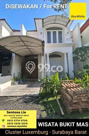 Disewakan! Rumah 3 Kamar Tidur &
2 Kamar Mandi di Wisata Bukit Mas, Surabaya Disewakan! Rumah 3 Kamar Tidur &
2 Kamar Mandi di Wisata Bukit Mas, Surabaya