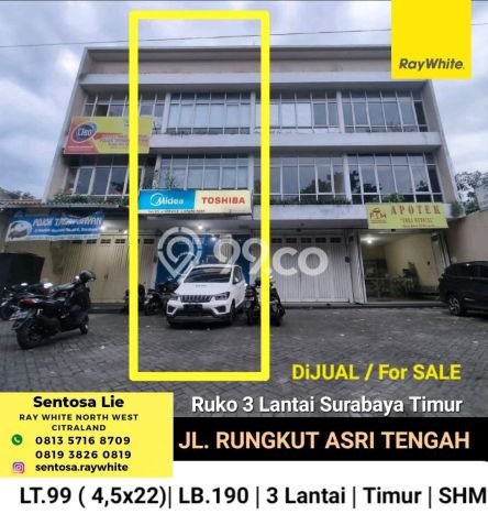 Ruko Dijual di Kawasan Rungkut, Surabaya Harga Kompetitif Ruko Dijual di Kawasan Rungkut, Surabaya Harga Kompetitif
