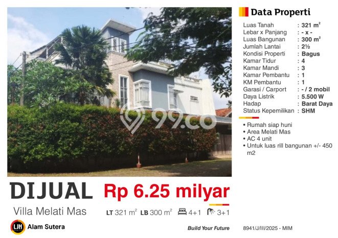 Hunian Super Elit dengan Akses Paling Strategis di Serpong Villa Melati Mas, Tangerang Selatan Hunian Super Elit dengan Akses Paling Strategis di Serpong Villa Melati Mas, Tangerang Selatan