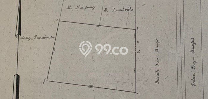 Lahan untuk Dijual Lokasi Cipayung, Jakarta Timur Luas 666m2 SHM Lahan untuk Dijual Lokasi Cipayung, Jakarta Timur Luas 666m2 SHM