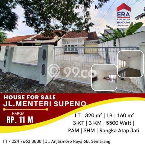 KESEMPATAN EMAS! Rumah Berkualitas di Semarang Selatan, Semarang, Luas 320m² Bangunan 160m² KESEMPATAN EMAS! Rumah Berkualitas di Semarang Selatan, Semarang, Luas 320m² Bangunan 160m²