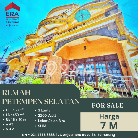 Rumah PREMIUM di Semarang Tengah, Semarang, Luas 150m² LB 450m² HARGA TERBAIK! Rumah PREMIUM di Semarang Tengah, Semarang, Luas 150m² LB 450m² HARGA TERBAIK!
