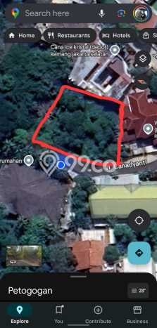 Untuk Dijual Tanah 597m2 di Mampang, Jakarta Selatan Untuk Dijual Tanah 597m2 di Mampang, Jakarta Selatan
