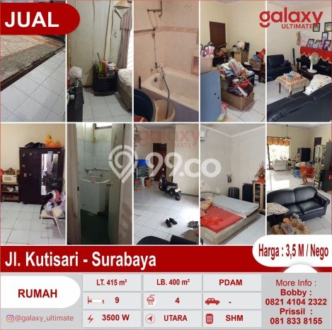 Dijual Rumah Premium dengan Fasilitas Sekitar Komplit di Tenggilis Mejoyo, Surabaya Dijual Rumah Premium dengan Fasilitas Sekitar Komplit di Tenggilis Mejoyo, Surabaya