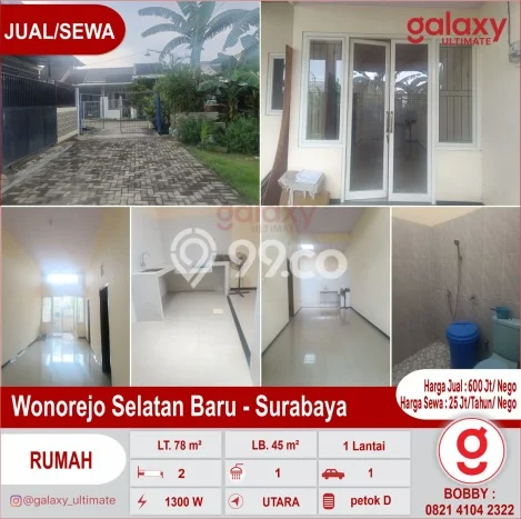 Dijual Rumah Minimalis Bagus Punya 2 KT di Rungkut Surabaya - Dijual Rumah Minimalis Bagus Punya 2 KT di Rungkut Surabaya -