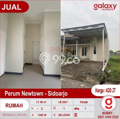 Jual Rumah Murah Meriah Sidoarjo Punya 2 Kamar & LT 90m2 Jual Rumah Murah Meriah Sidoarjo Punya 2 Kamar & LT 90m2