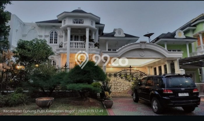Rumah Elit Modern Tanpa Renovasi di Kota Wisata Bogor Rumah Elit Modern Tanpa Renovasi di Kota Wisata Bogor