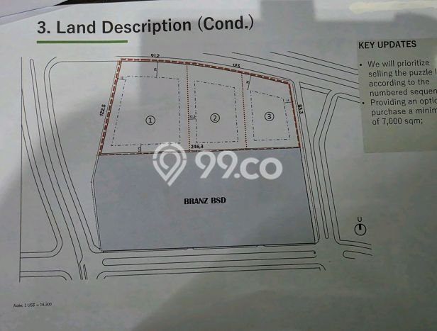 Untuk Dijual Tanah 24329m2 di BSD City, Tangerang Untuk Dijual Tanah 24329m2 di BSD City, Tangerang