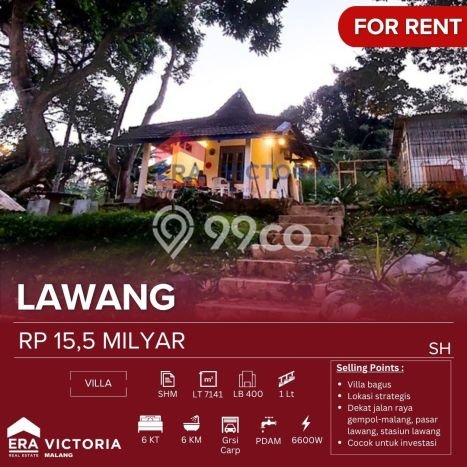 Properti Strategis! Vila Kawasan Lawang, Dimensi 7141m2m², Lokasi Strategis dengan potensi meningkat Properti Strategis! Vila Kawasan Lawang, Dimensi 7141m2m², Lokasi Strategis dengan potensi meningkat