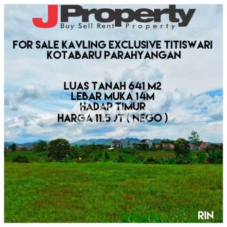 Jual Tanah Area Prospektif Kawasan Kota Baru Parahyangan, Luas 641m², Akses Kota Baru Parahyangan, Bandung, Bandung Jual Tanah Area Prospektif Kawasan Kota Baru Parahyangan, Luas 641m², Akses Kota Baru Parahyangan, Bandung, Bandung