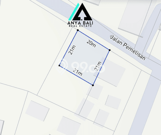 Dijual Tanah Lokasi Kedonganan, Badung Seluas 970m2 Dijual Tanah Lokasi Kedonganan, Badung Seluas 970m2