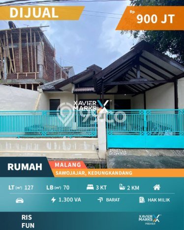 Jual Rumah Bagus Siap Huni LB 70m2 di Kedungkandang, Malang Jual Rumah Bagus Siap Huni LB 70m2 di Kedungkandang, Malang
