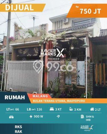 Hunian Cantik Modern Lb 167m2 di Kedungkandang, Malang Hunian Cantik Modern Lb 167m2 di Kedungkandang, Malang