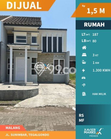 Hunian Cantik Modern Lb 80m2 di Karangploso, Malang Hunian Cantik Modern Lb 80m2 di Karangploso, Malang