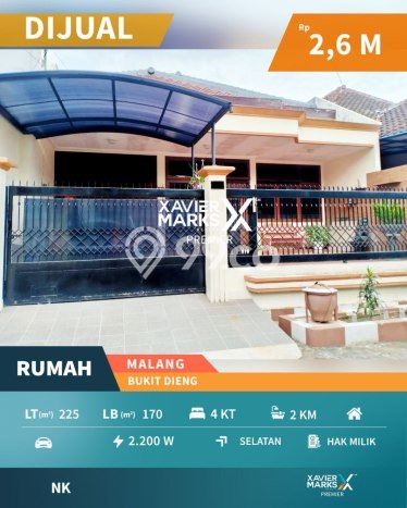 Dijual Rumah Premium dengan Fasilitas Sekitar Lengkap di Sukun, Malang Dijual Rumah Premium dengan Fasilitas Sekitar Lengkap di Sukun, Malang