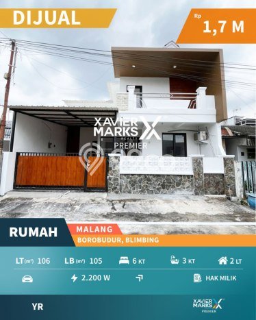 Hunian Cantik Minimalis Lb 105m2 di Blimbing, Malang Hunian Cantik Minimalis Lb 105m2 di Blimbing, Malang