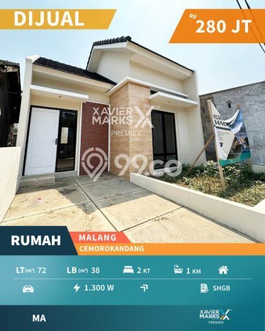 Dijual Rumah Siap Huni di Kedungkandang Malang Harga Rp 280 Juta LT 72m2 Dijual Rumah Siap Huni di Kedungkandang Malang Harga Rp 280 Juta LT 72m2
