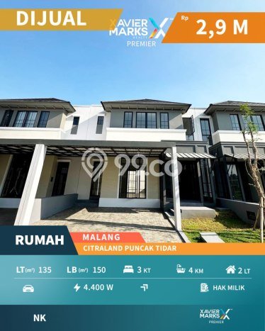 Jual Rumah Luas Elegan Dengan View Cantik di Villa Puncak Tidar, Malang Jual Rumah Luas Elegan Dengan View Cantik di Villa Puncak Tidar, Malang